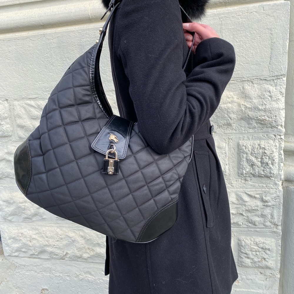 Burberry Diamond Quilted Shoulder Bag